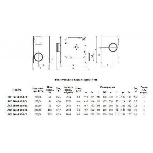 Silent td 160 100 схема подключения